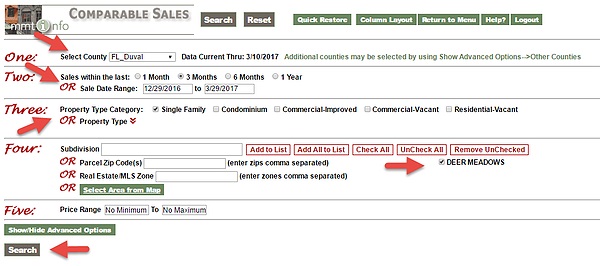 we show how to select Market Conditions Overview under the Reports tab