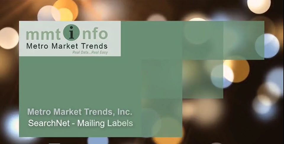 Metro Market Trends printing mailing lists video